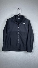 The North Face Fleece Jacket Youth Large 14/16 Black Full Zip Outdoor Logo