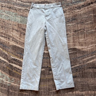 Women's Dickies Light Blue 874 Original Fit Pleated Work Skate Pants Sz 0 x 25