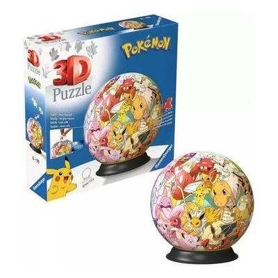 New Puzzle Ravensburger 11595 3D Puzzle Ball Pokemon