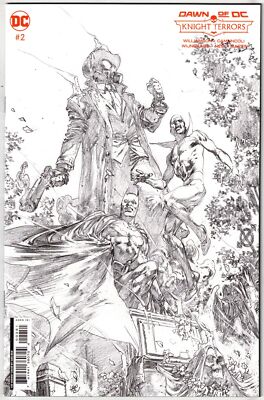 KNIGHT TERRORS #2- 1:50 IVAN REIS BW CARDSTOCK VARIANT- DC COMICS