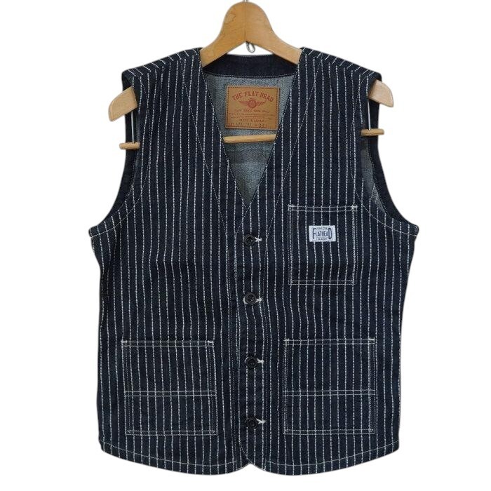 【美品】RRL WABASH STRIPE VEST インディゴ ウォバッシュ i-img850x1196-