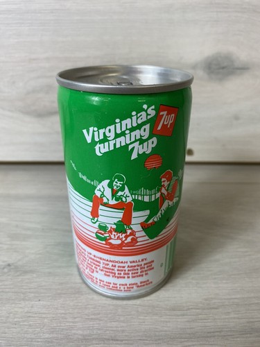 7up "America's Turning 7up" Soda Pop Can - Vintage 1979 - Virginia