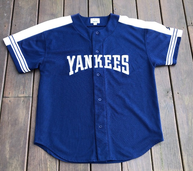 Vintage New York Yankees SEWN Starter Jersey Navy Size XL eBay