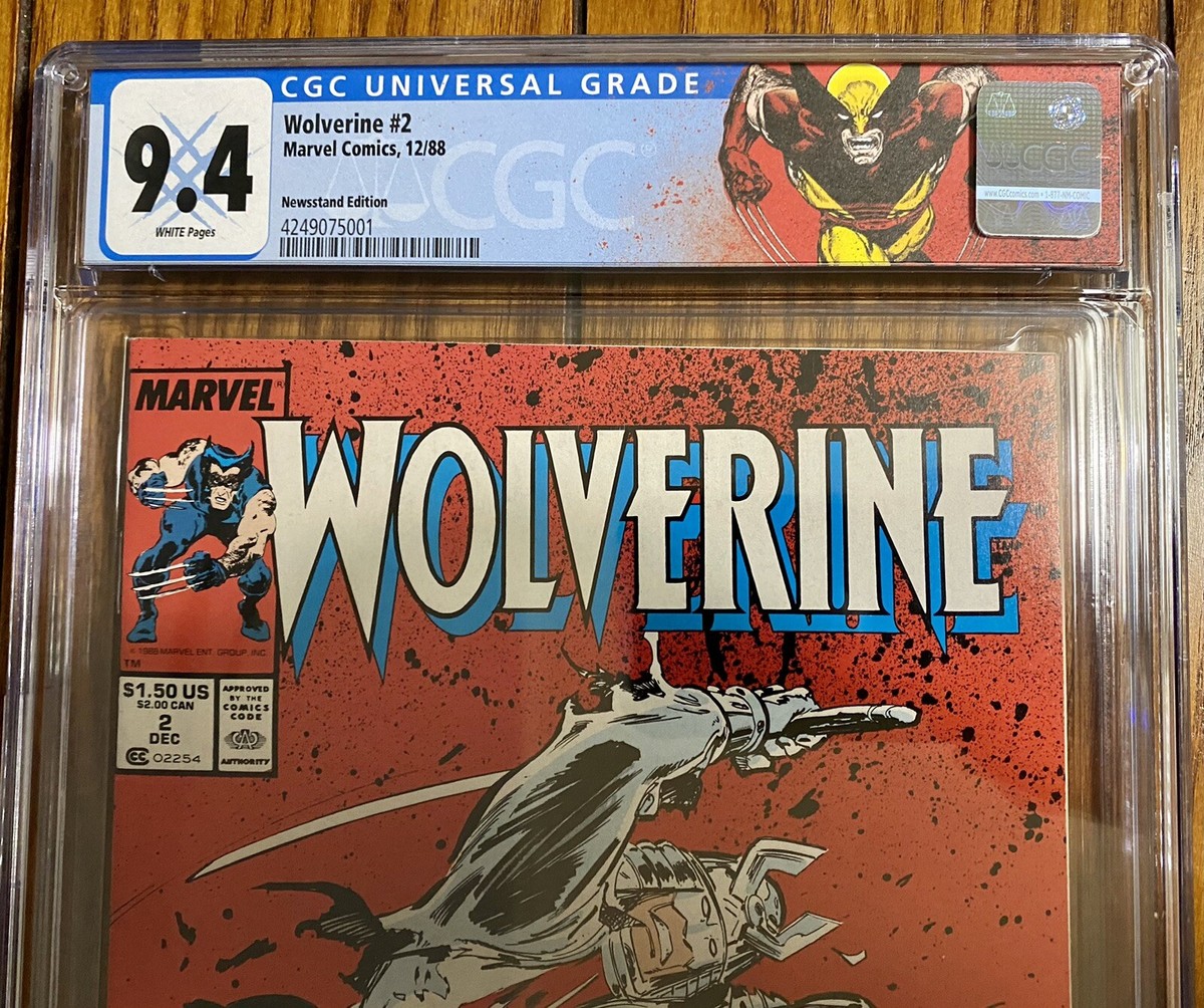 アメコミリーフ Wolverine #2 CGC 9.4 Wolverine #2 CGC 9.4 Marvel 12/88 Newstand Edition Chris