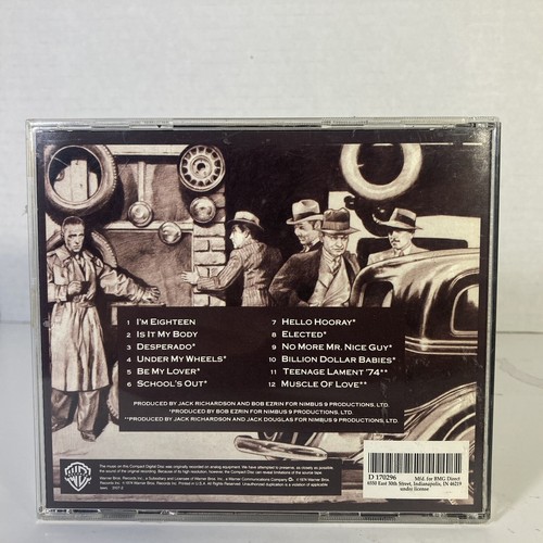 Alice Cooper CD Greatest Hits Rock 1970s 12 Song Compilation Final Album as Band - Picture 2 of 7