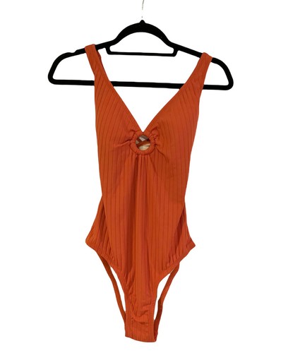 NWT! Ribbed One Piece Swimsuit Kona Sol Medium Med Bathing Suit Swimsuit
