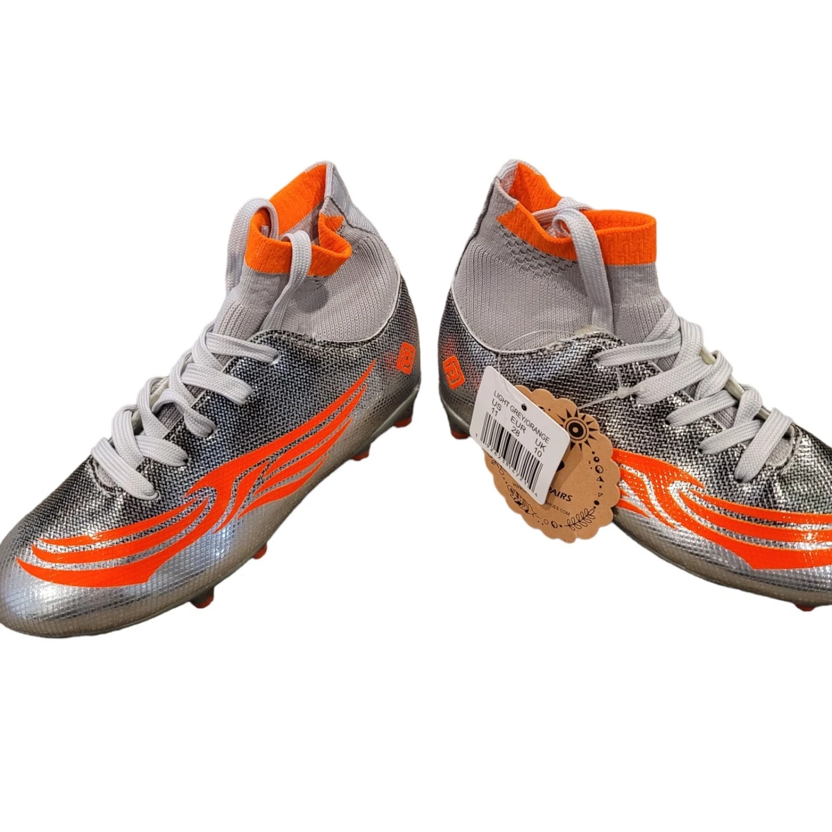 Soccer Shoes little kids Boy High Top Outdoor Football Shoes