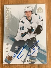 2016-17 UD SP Authentic Future Watch AUTO Kevin Labanc 880/999 #181 (B320)