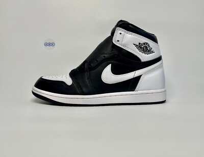 Herren Nike Air Jordan 1 AJ1 Retro High OG Reverse Panda schwarz weiß UK Größe 9,5