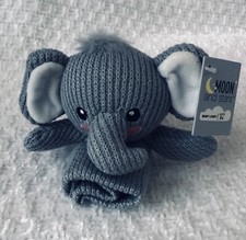 Lovey Walgreens Exclusive Moon Stars Baby Elephant Ages 0 Blanket 11.5 in NWT