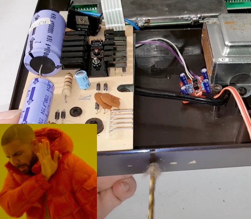 Placa mod video compuesto Intellivision y panel posterior SIN CORTE / SIN TALADRO Envío gratuito Foto 2 de 4