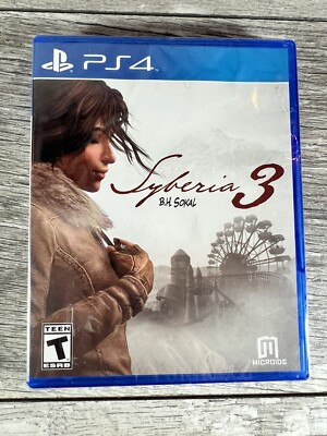 BRAND NEW Sealed Syberia 3 (Sony PlayStation 4, 2017)