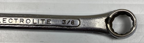 Lectrolite S-K Tools C-12- 3/8" Combination Wrench 12 Point Forged Alloy USA sk - Picture 8 of 12