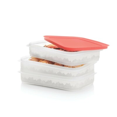 tupperware Freezer Mates  PLUS Stackable Set  capacity is 2 cup/550 mL