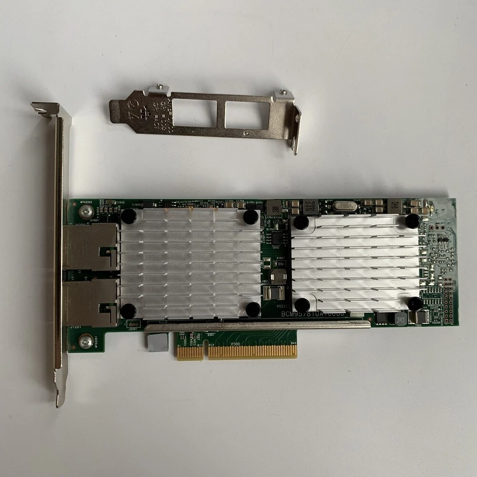 HP 530T 2-Port 10Gb Ethernet PCIe 2.0 Adapter 656596-B21 657128-001 656594-001 - Image 2 of 4
