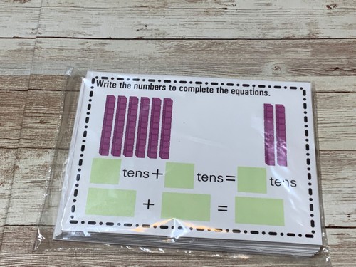 Classroom kit Math Manipulatives For kids - 1st Grade - Dry Erase - Laminated - Picture 13 of 15