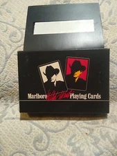 Vintage Marlboro Playing Cards Wild West Philip Morris 1991 2 Decks Poker Cowboy
