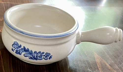 VTG Set of 3 Pfaltzgraff Yorktowne 10oz Onion Soup Bowls with Handle # 295