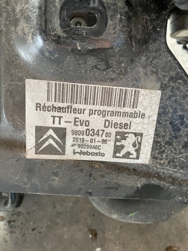 Citroen Peugeot Standheizung Webasto für Diesel 9809034780 TT-Evo 9029946C - Bild 4 von 4