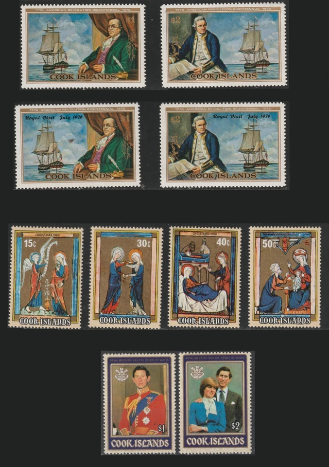 Cook Islands Lot 19 - Postage: (Details below) 2023 Scott Catalog Value $49.20 - Image 3 of 4