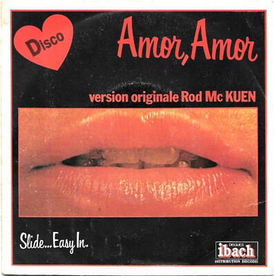 Rod Mc Kuen: Amor, Amor [ORIGINAL VERSION] [45 Tours 7'' Vinyl] 1977 - SEHR GUT