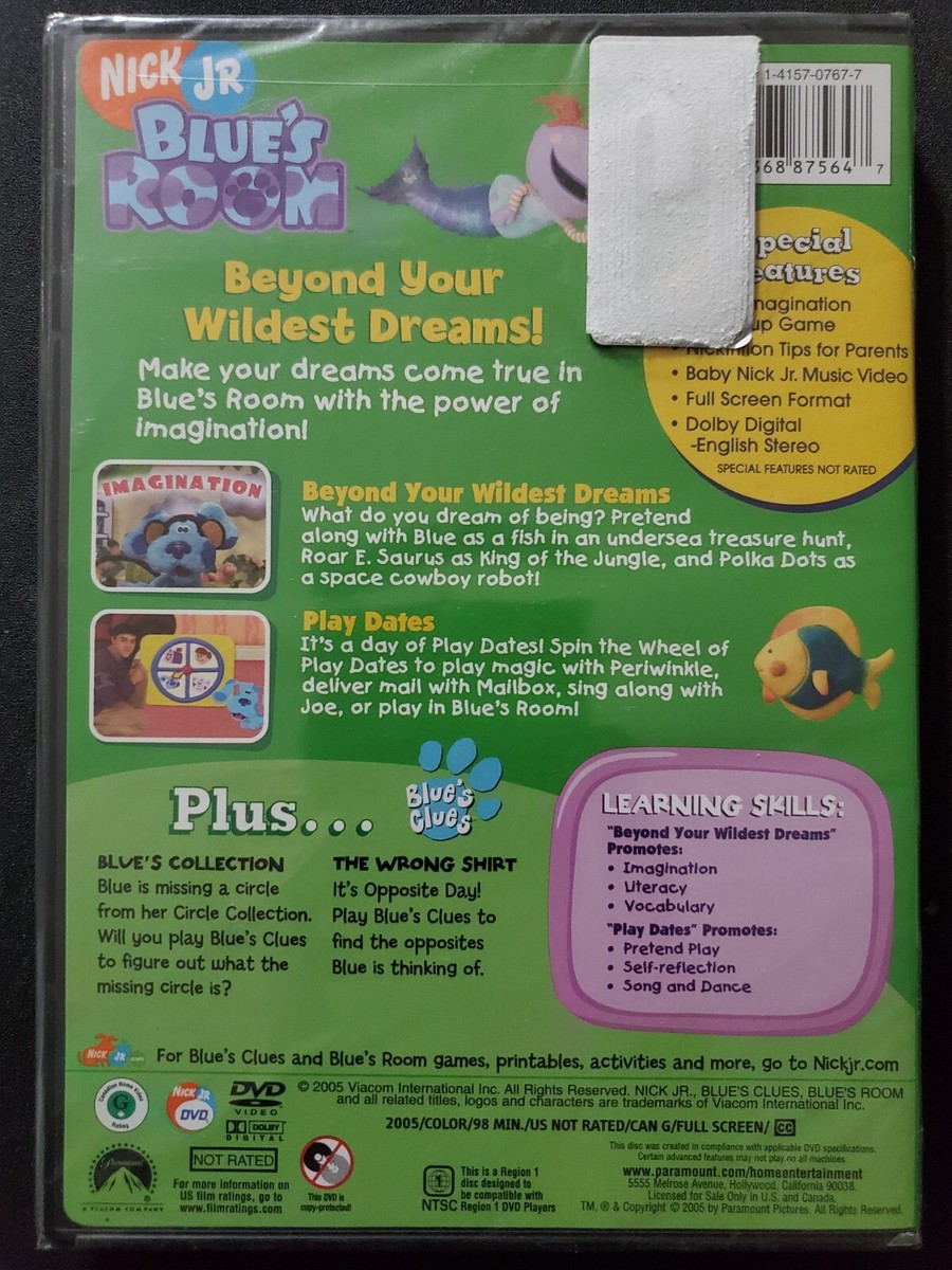 その他 Blue's Clues: Blue's Room - Beyond Your Wildest [DVD] Blues Room - Beyond Your Wildest Dreams (DVD, 2005) for sale