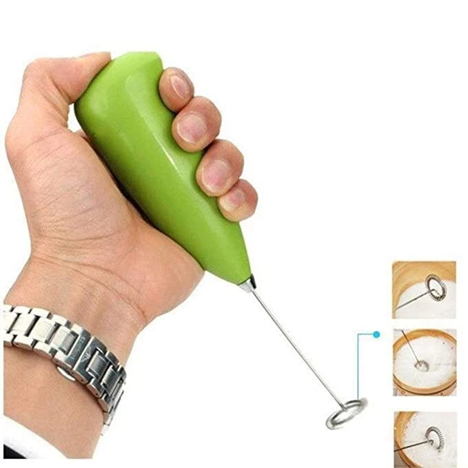 Electric Handle Coffee Milk Egg Beater Frother Cream Foamer Maker hand Mixer
