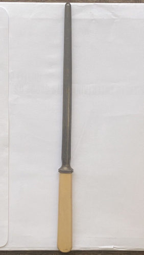 Vintage Cast Steel Sheffield England Knife Sharpener 12" - Picture 1 of 5