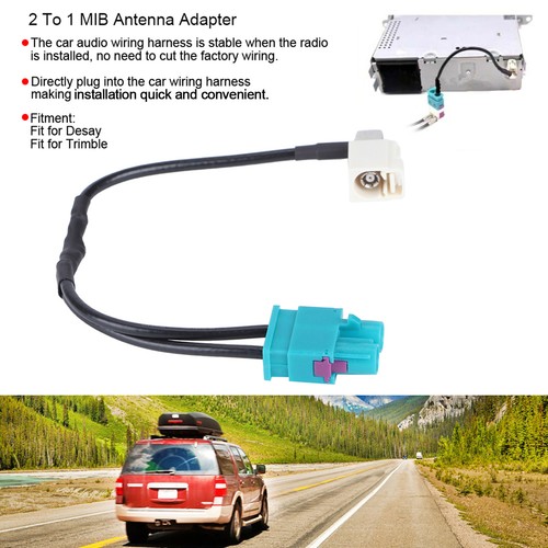 2 To 1 MIB Antenna Adapter G FAKRA Radio For RCD330G RCD330 RCN210 RCD510 Fi REL - Picture 8 of 15