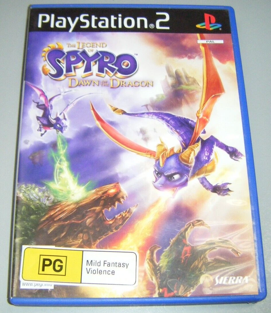 Playstation 2 PS2 Game The Legend of Spyro Dawn of the Dragon