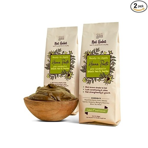 Natural Secrets Everyday Ready-To-Apply Henna Paste, Soaked In Black Tea & Herbs - Picture 2 of 6