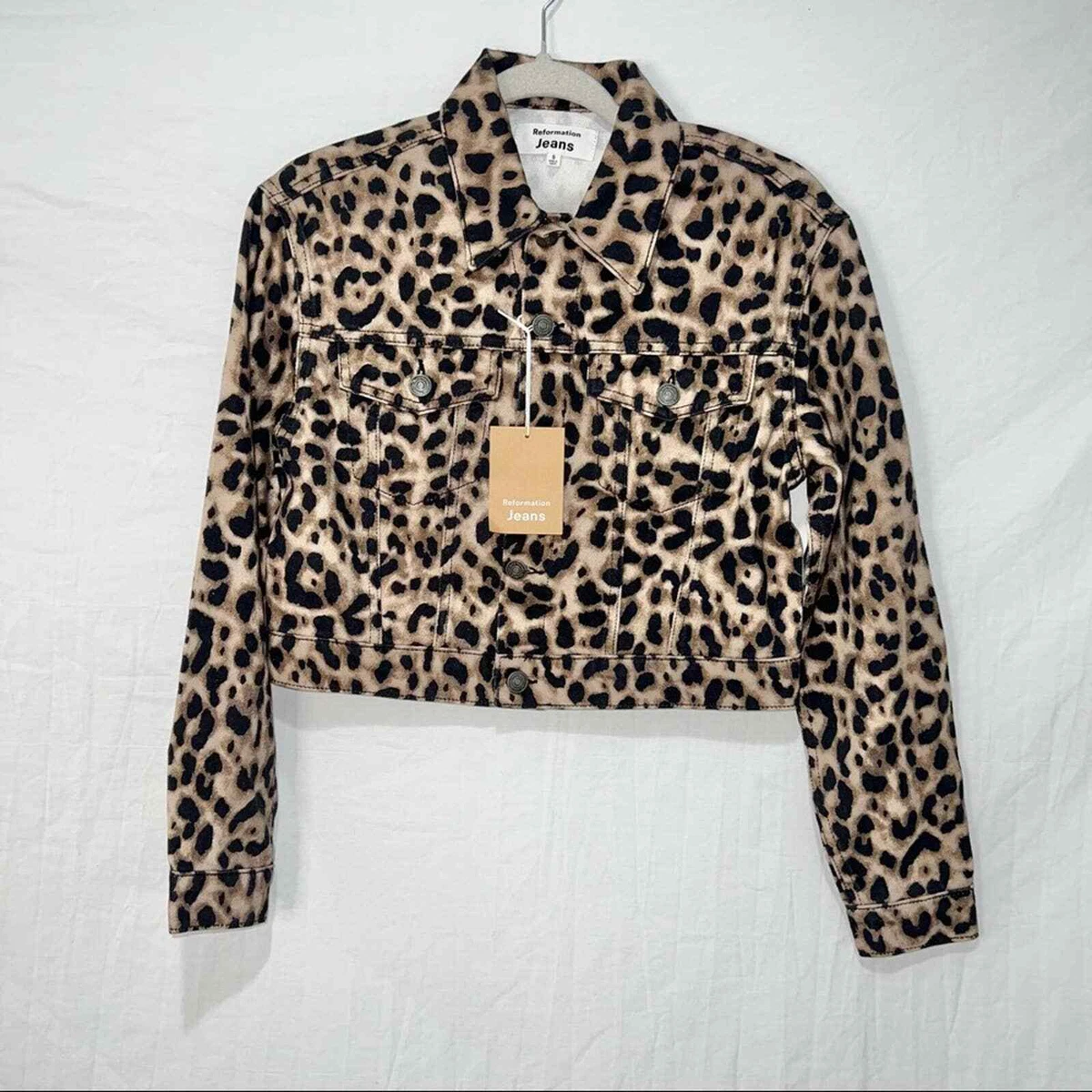 Reformation Cora Shrunken Denim Jacket
