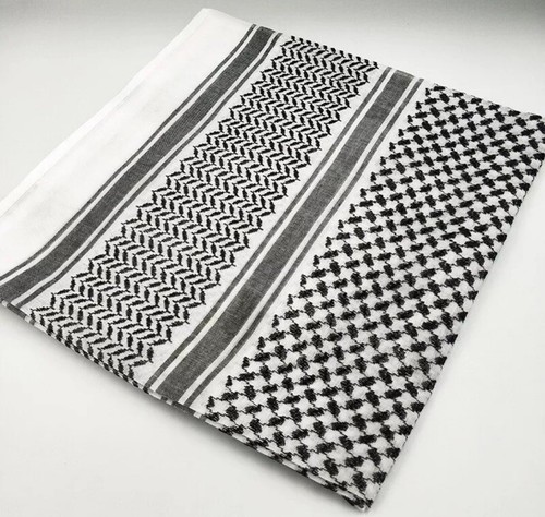 Shemagh Keffiyeh Scarf Arab Palestine Mens Women Palestinian Head Neck x-large