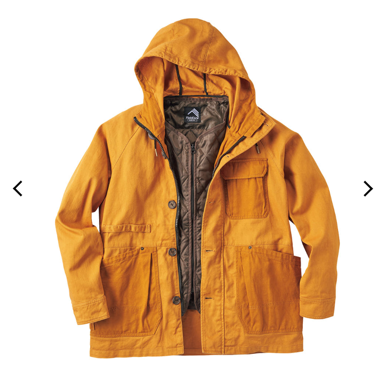 Cotton camping wear Plus alpha Camel Workman FieldCore