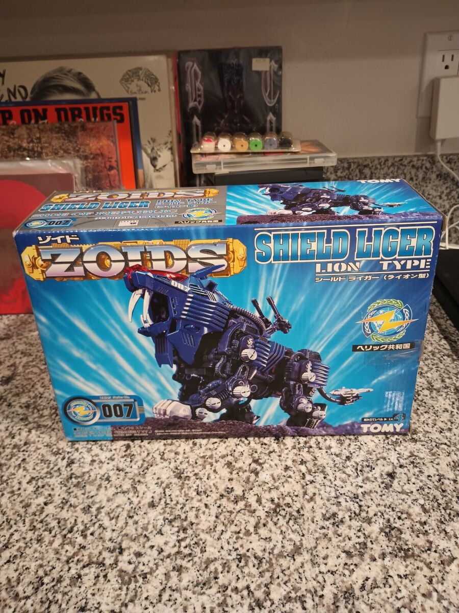 Takara Tomy ZOIDS RZ-007 SHIELD LIGER Lion Type Model Kit Takara Tomy ZOIDS RZ-007 SHIELD LIGER Lion Type Model Kit