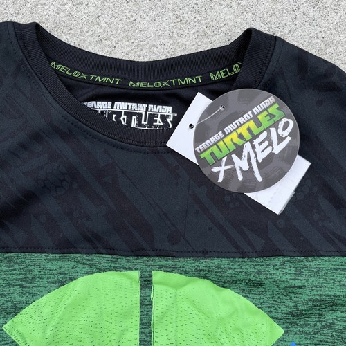 Nickelodeon Boys TMNT X Melo Graphic T-Shirt, Green Medium (10-12) - Picture 5 of 6