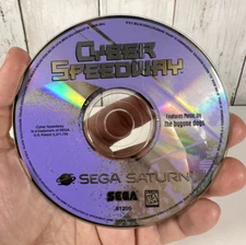 Cyber Speedway (Sega Saturn, 1995)  Disc Only, Tested, Authentic