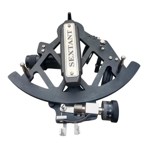 Sestante Nautico Tamaya 1712 Funzionante Sextant Marine 9" Nero Navigazione Regalo - Foto 7 di 7