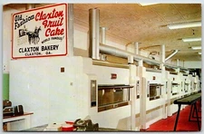 Advertising Claxton Bakery Home of Claxton Fruit Cake Vintage Postcard