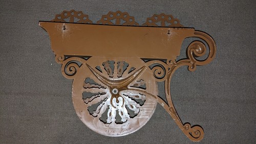 De colección Burwood Colgante de Pared Oro Carretilla MCM Bolsillo de Pared Hollywood Regency - Imagen 5 de 6