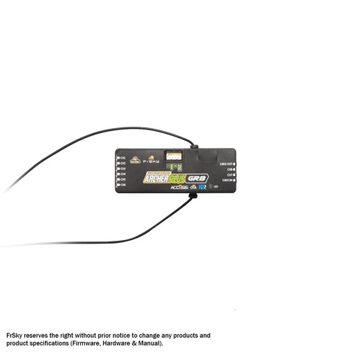 Receptor transmisor FrSky Archer Plus GR8 para vehículo de construcción de radiocontrol 1/14 - Imagen 5 de 7