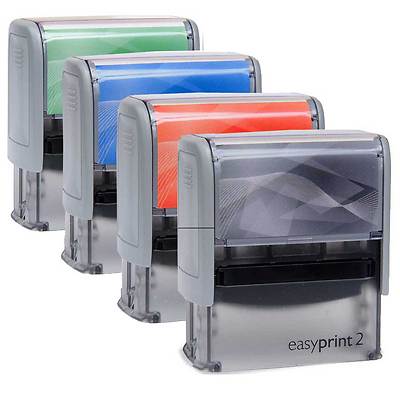 32 Zeichen//Zeile 8 Zeilen COLOP Printer P50//2 Set Selbstsatz STEMPEL