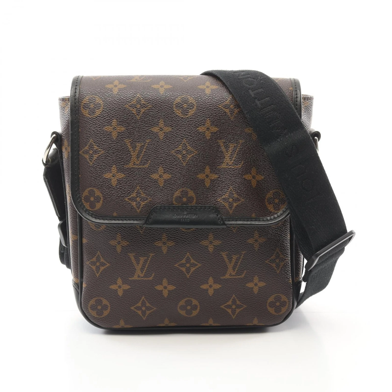 LOUIS VUITTON（LV） Borsa a tracolla Louis Vuitton Bus PM M56717 monogramma macassar marrone nero usata LV