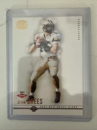 2001 DREW BREES PACIFIC DYNAGON ROOKIE #102 RC Saints Purdue Chargers HOF MVP