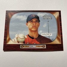 2004 Bowman Heritage Kyle Waldrop Minnesota Twins RC Rookie Card #227. rookie card picture