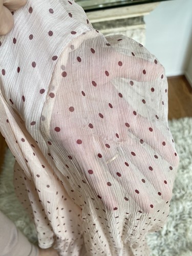 Zimmermann Rhythm Dot Tuck Jumpsuit Size 3 Blush Polka Dot NWT RRP $495 - Picture 9 of 11