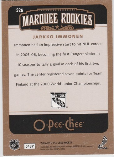 New York Rangers NHL Hockey Cards - Buy 1 Card, Get 2 Cards Free - Picture 205 of 455