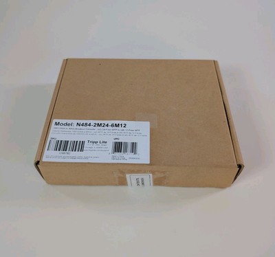 TRIPP LITE 100Gb/120Gb to 40Gb Breakout Cassette 2 24-Fiber to 6 12-Fiber