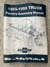 Chevrolet 1955-1959 Truck Factory Assembly Manual Golden State Reprint Read