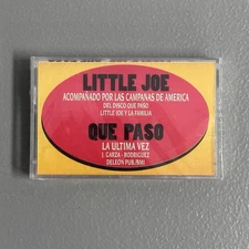 Little JOE Que PASO Sealed Cassette Single 1992 Temple Texas Tejano